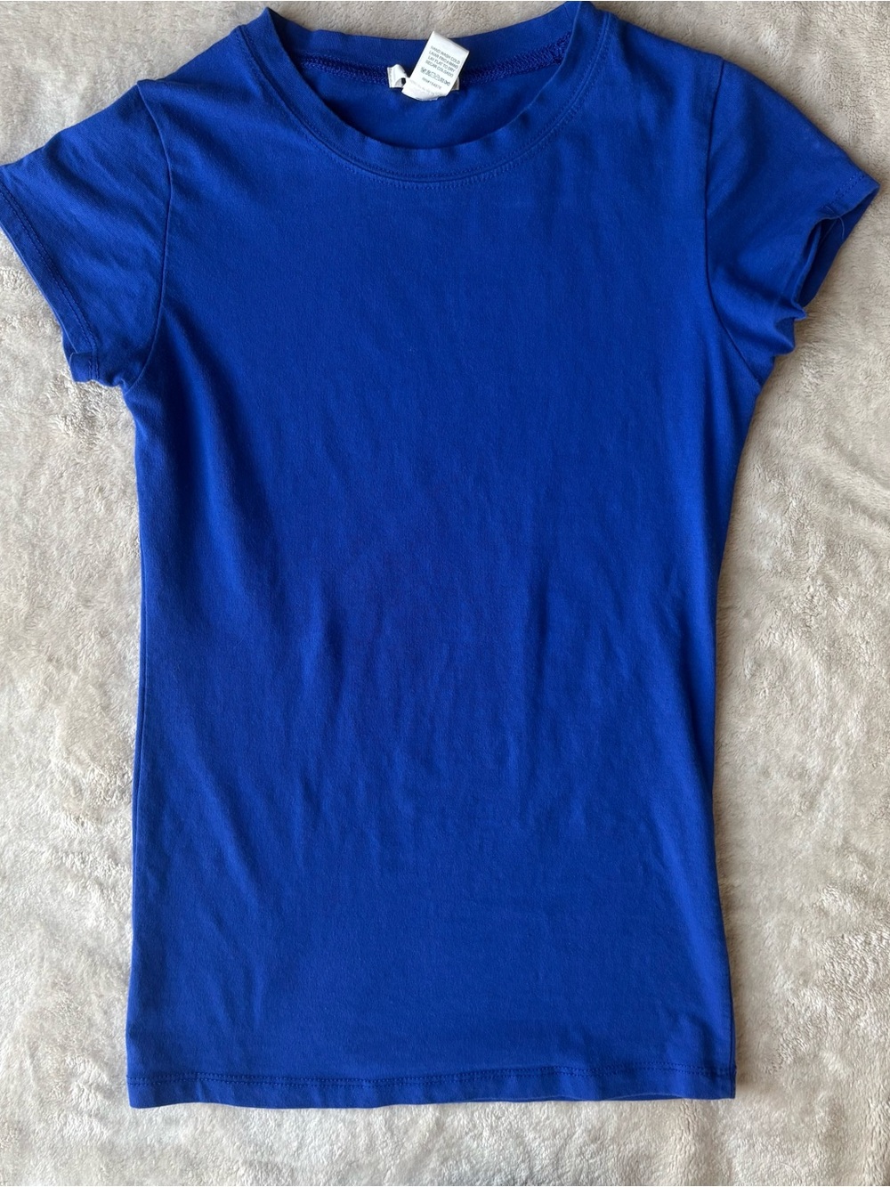 Bozzolo Royal Blue Short-Sleeve Crewneck Tee